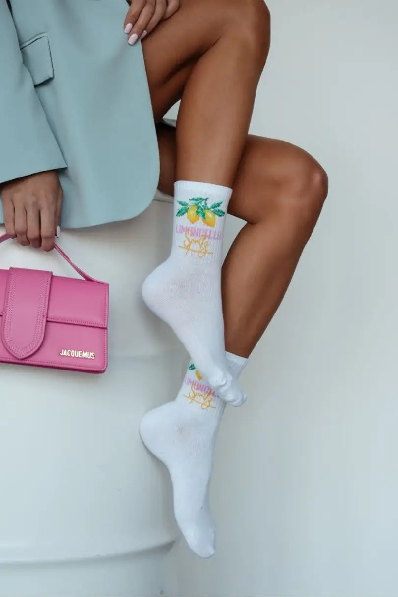 Calze corte da donna in cotone | 0200.152 - limoncello