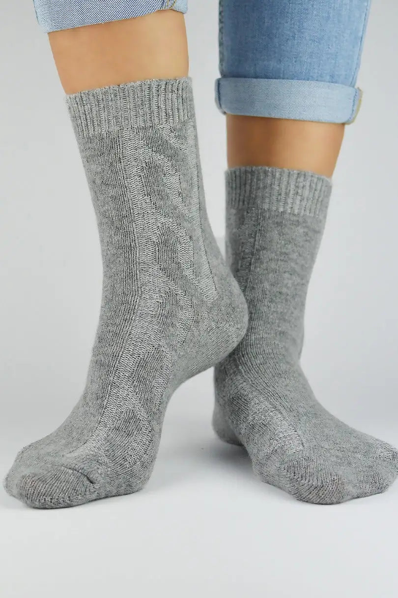 Calze corte da donna in misto lana - sw002