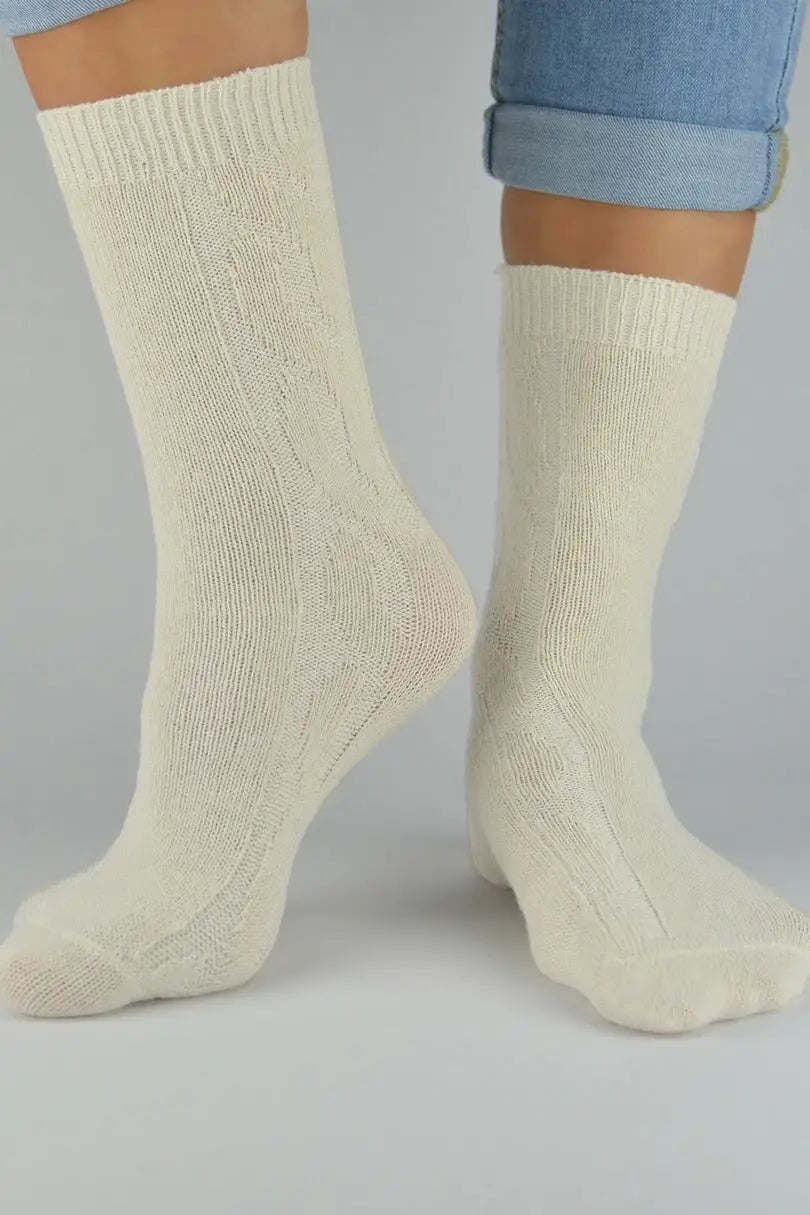 Calze corte da donna in misto lana - sw002