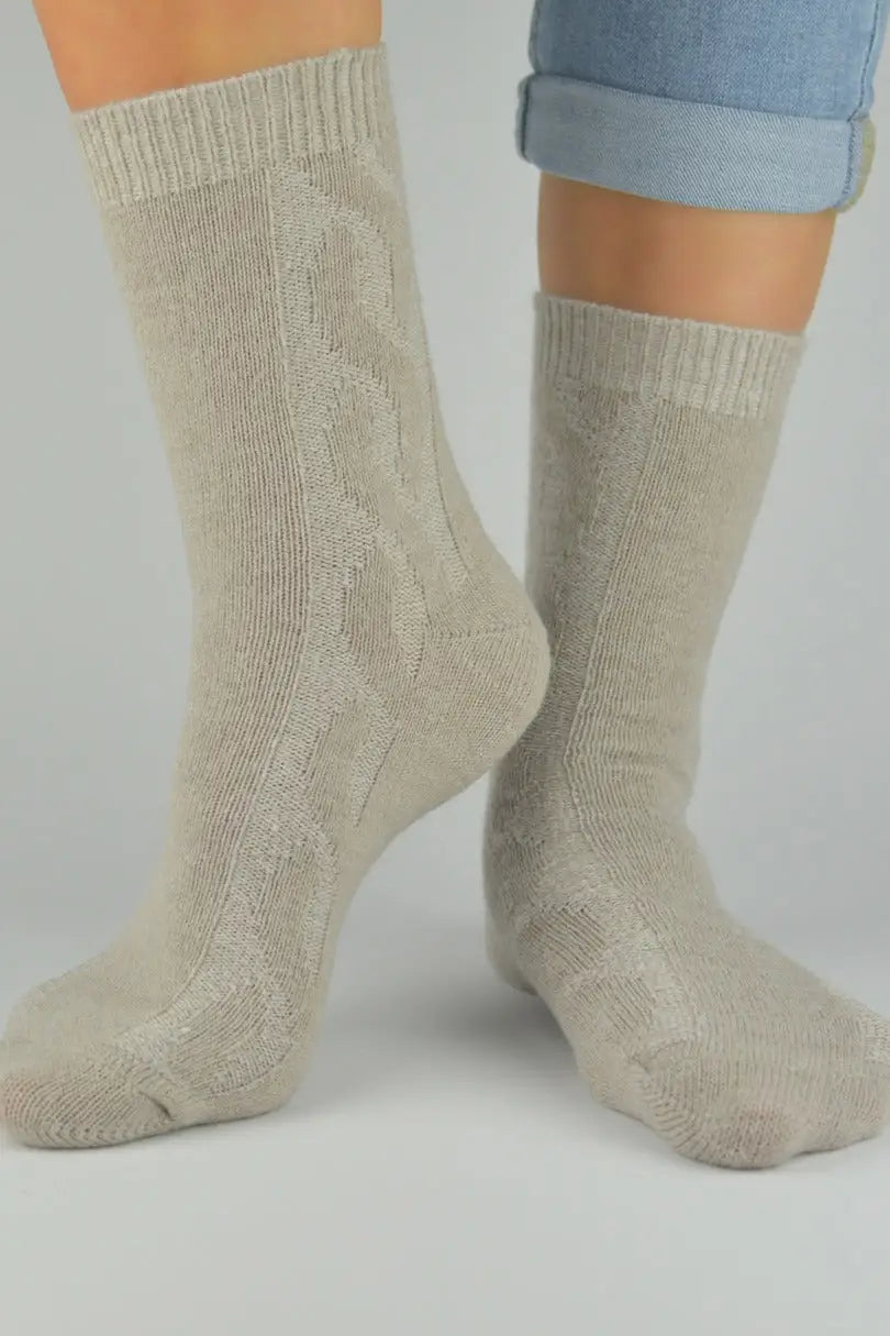 Calze corte da donna in misto lana - sw002