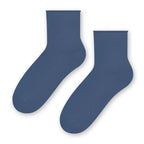Calze corte donna con risvolto senza elastico - 115