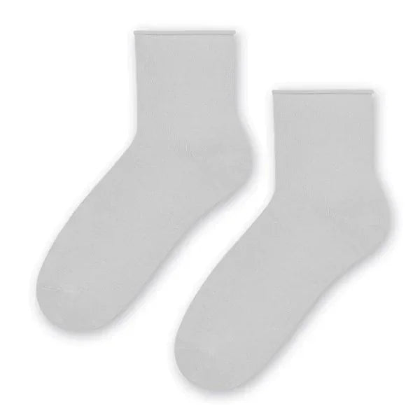 Calze corte donna con risvolto senza elastico - 115