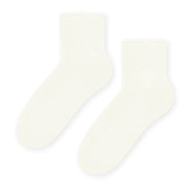 Calze corte donna con risvolto senza elastico - 115