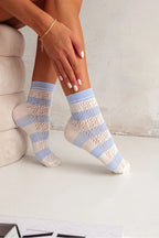 Calze corte da donna traforate in cotone - 0989.003
