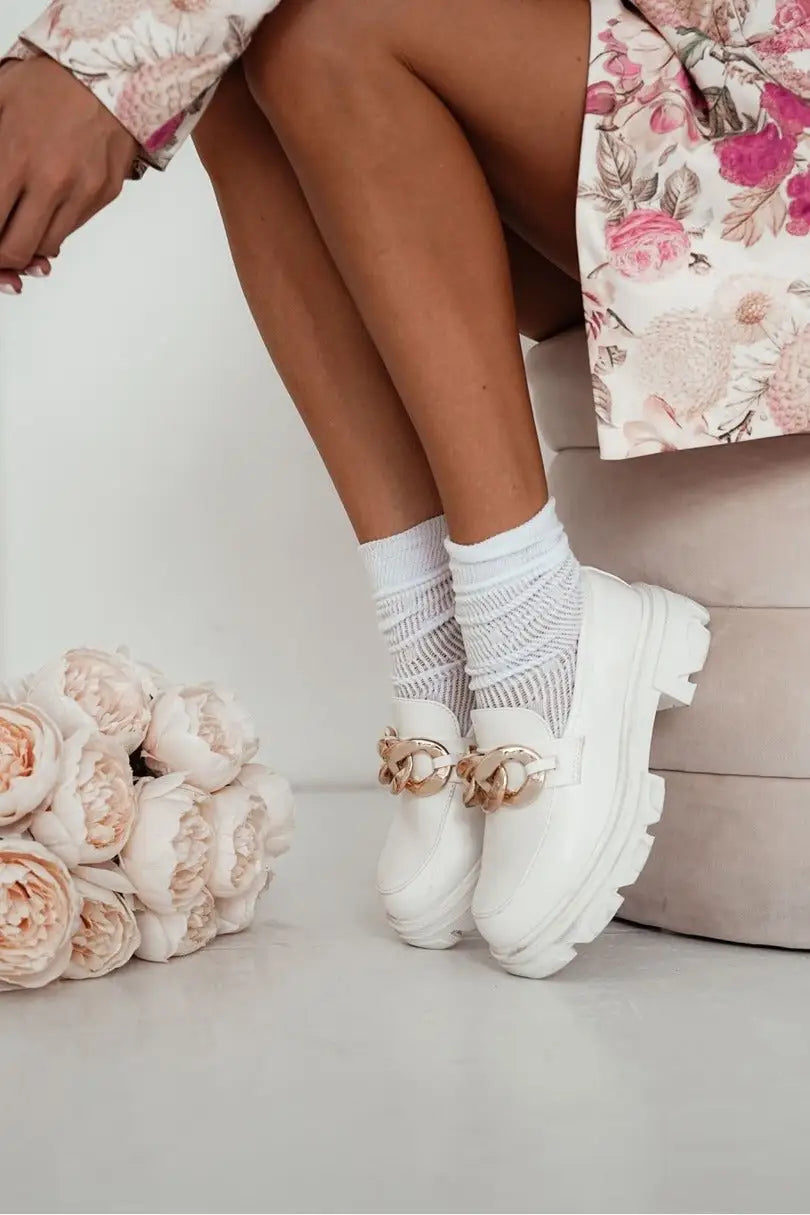 Calze corte da donna traforate in cotone - 0989.005