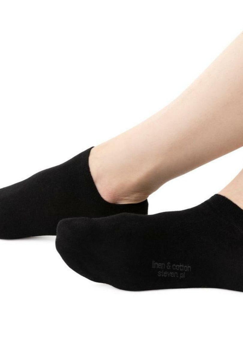 Calze corte girocaviglia unisex in misto lino 174