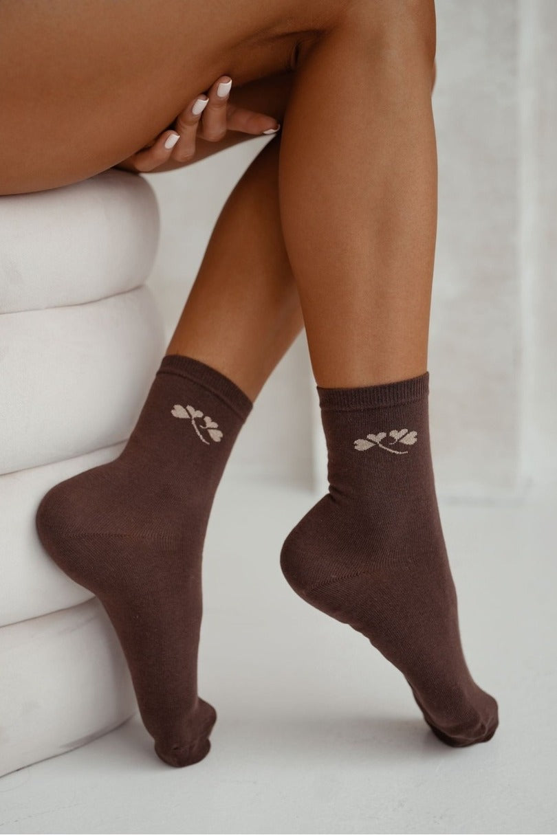 Calze da donna con disegno fine e filo lurex | 0200.178