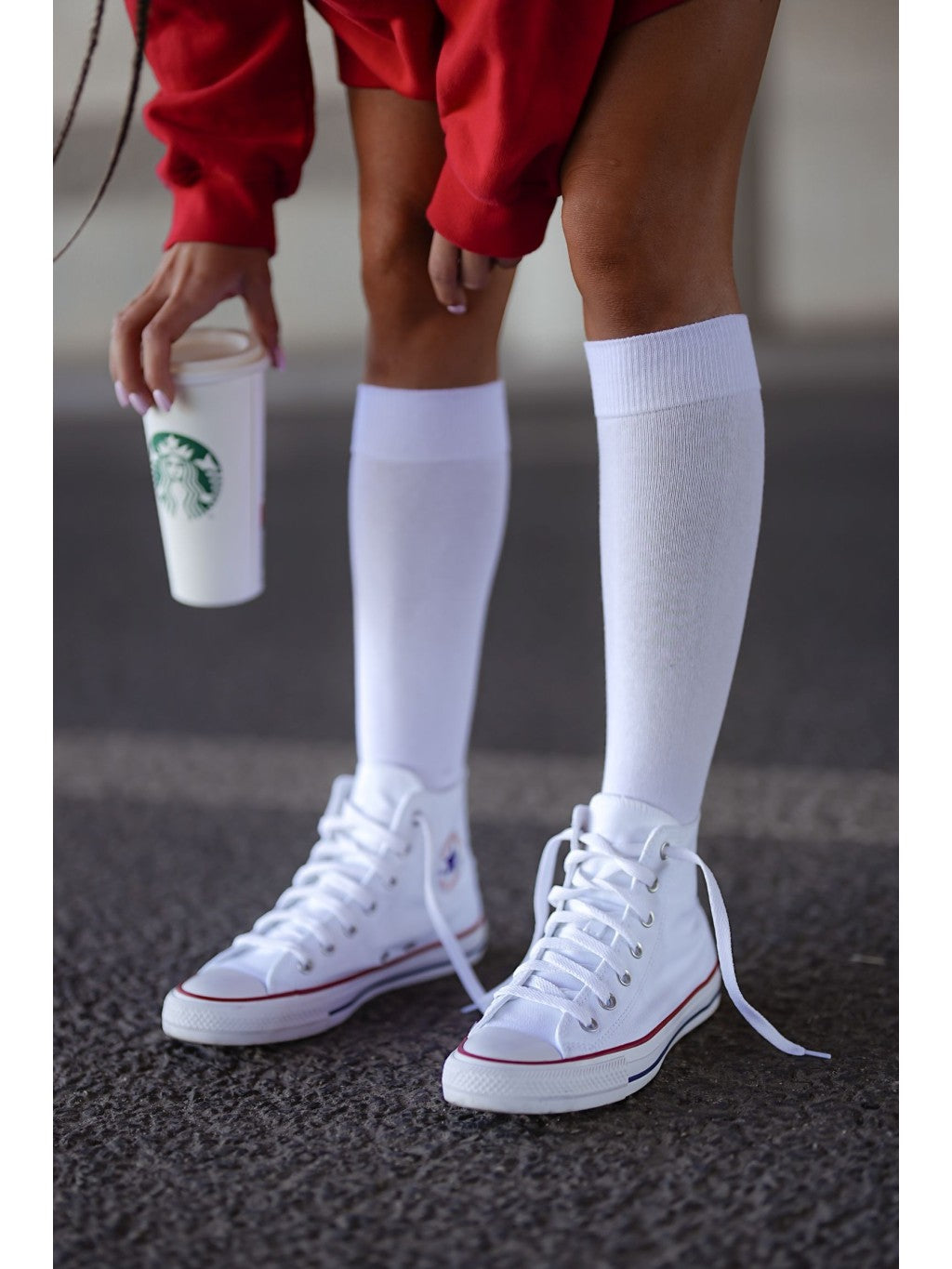 Calze gambaletto da donna in cotone elasticizzato | 0248.001