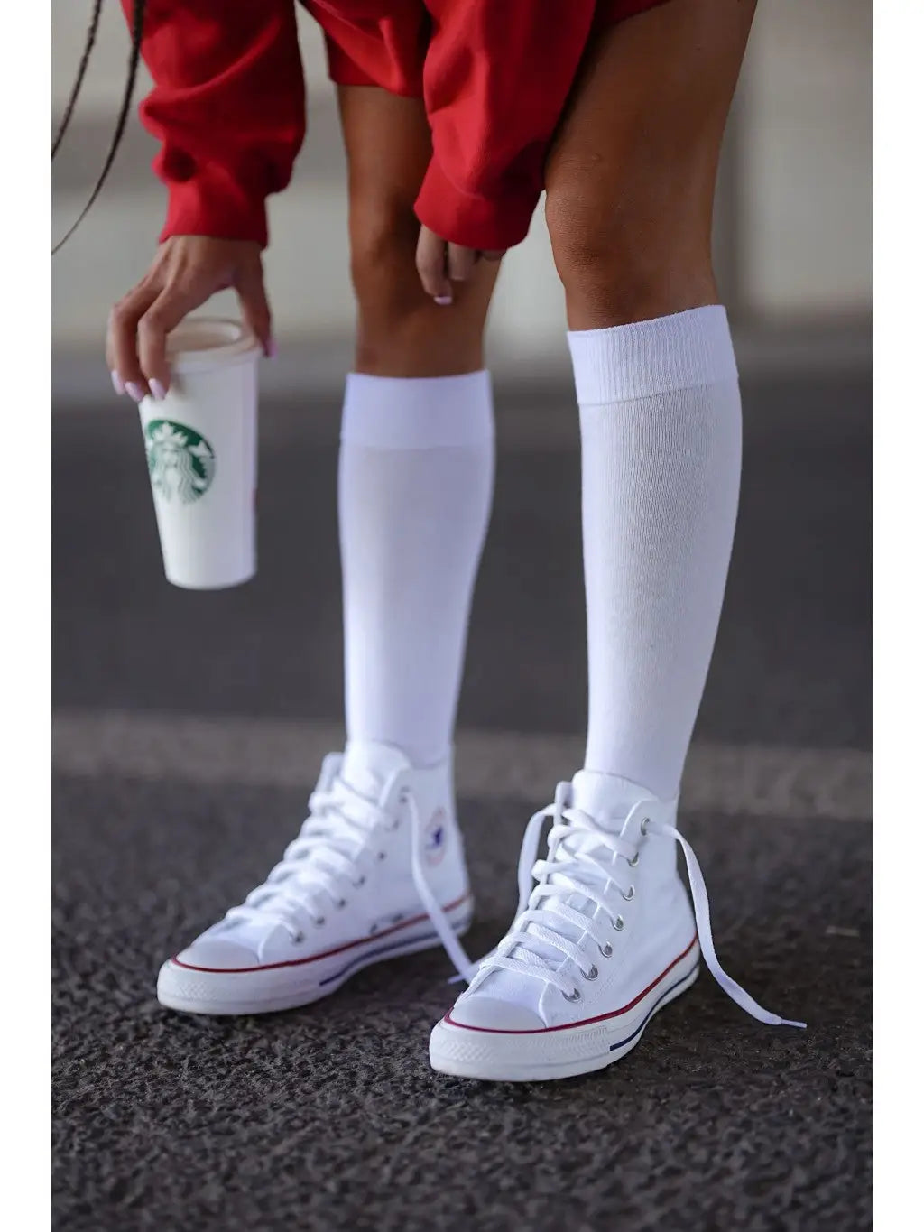 Calze gambaletto da donna in cotone elasticizzato | 0248.001