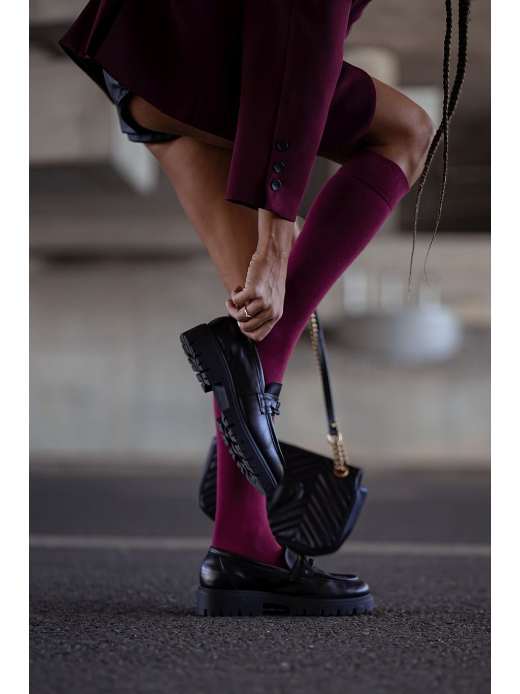 Calze gambaletto da donna in cotone elasticizzato | 0248.001