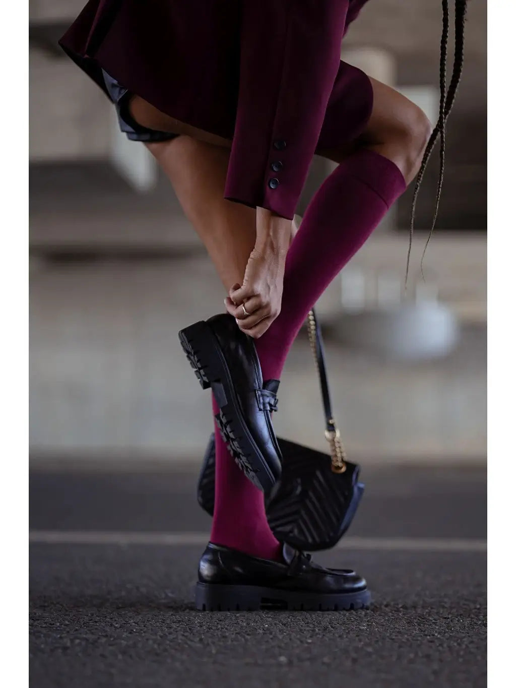 Calze gambaletto da donna in cotone elasticizzato | 0248.001