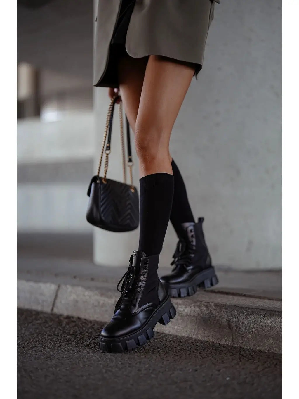 Calze gambaletto da donna in cotone elasticizzato | 0248.001