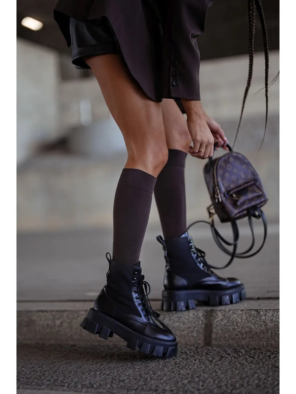 Calze gambaletto da donna in cotone elasticizzato | 0248.001