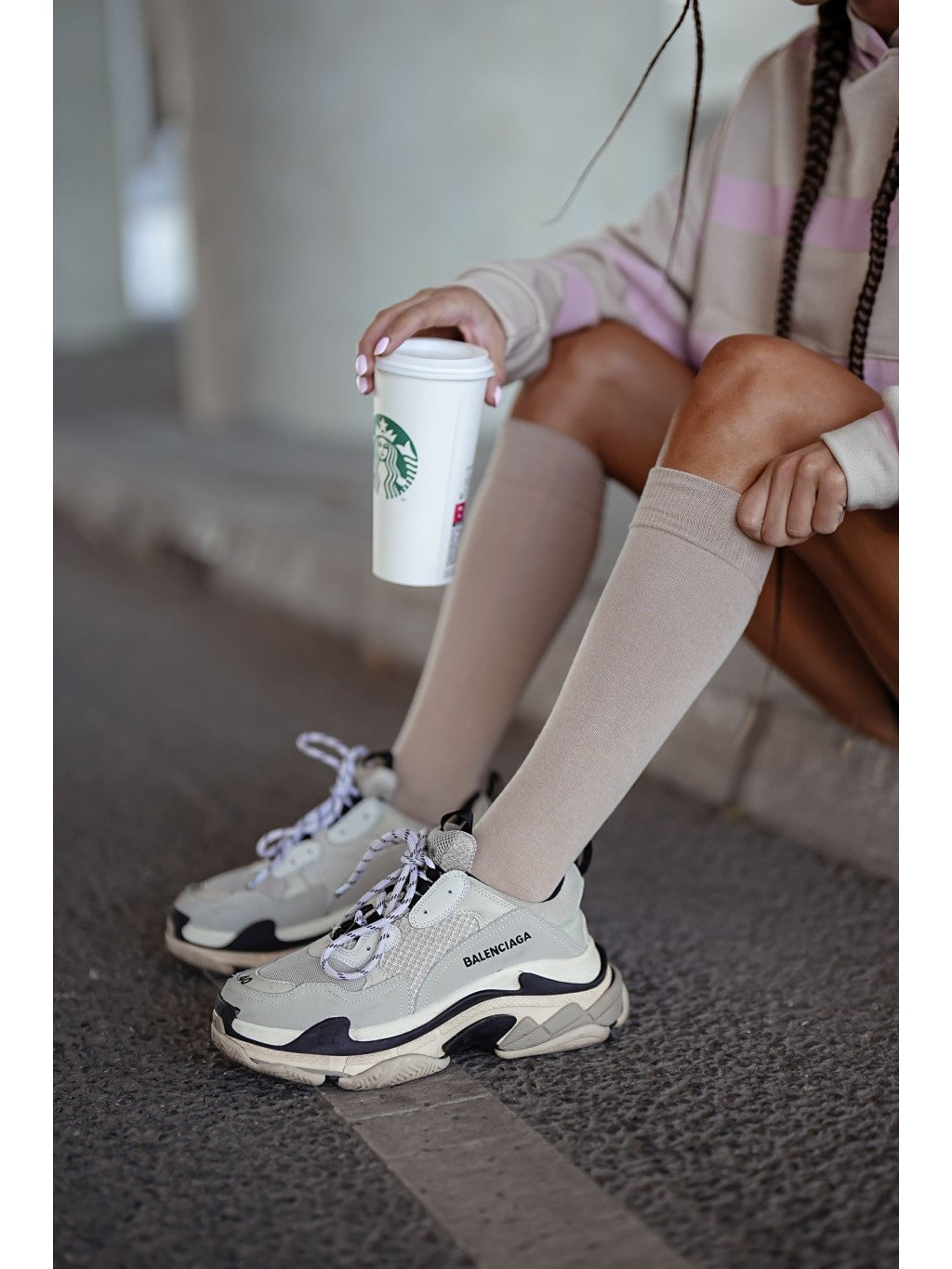 Calze gambaletto da donna in cotone elasticizzato | 0248.001