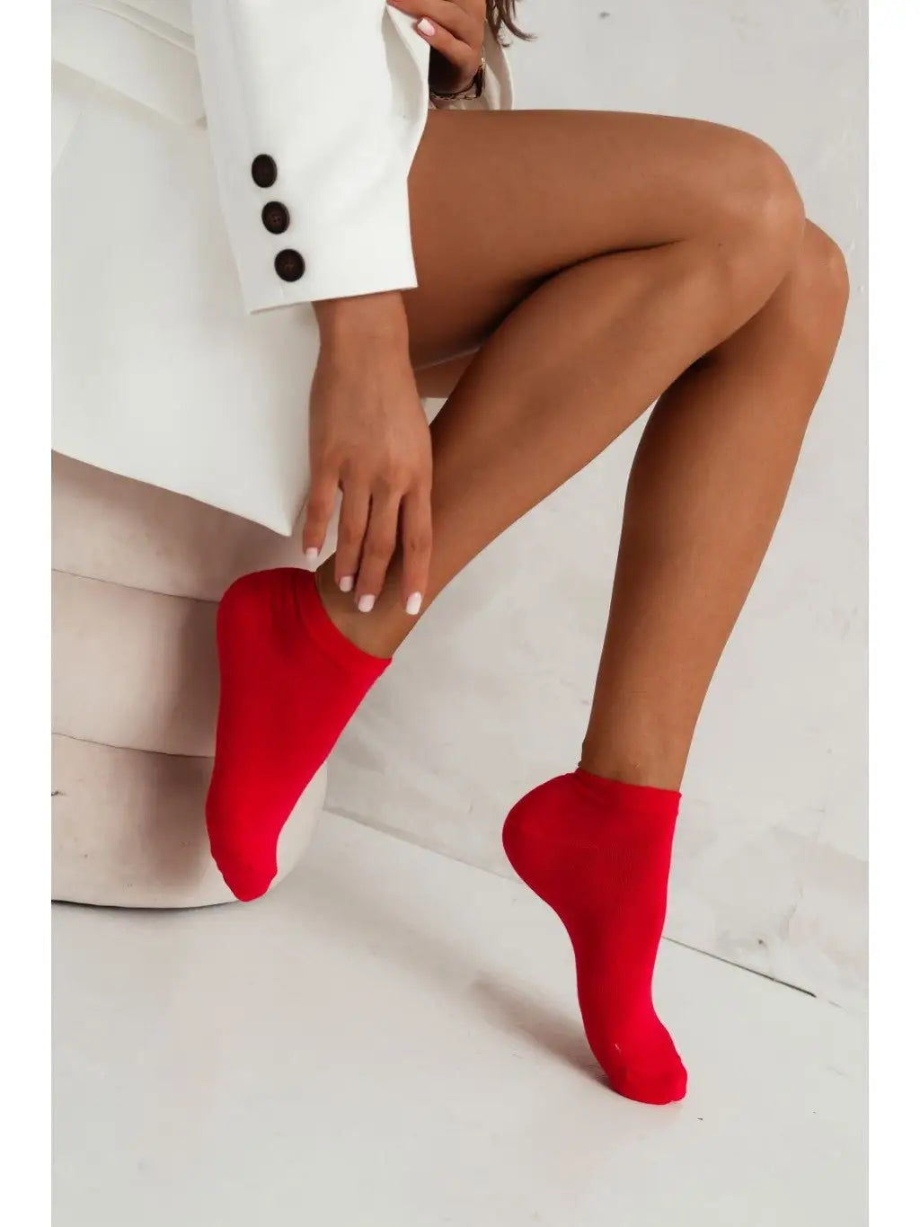 Calzini classici da donna girocaviglia in cotone | 0163