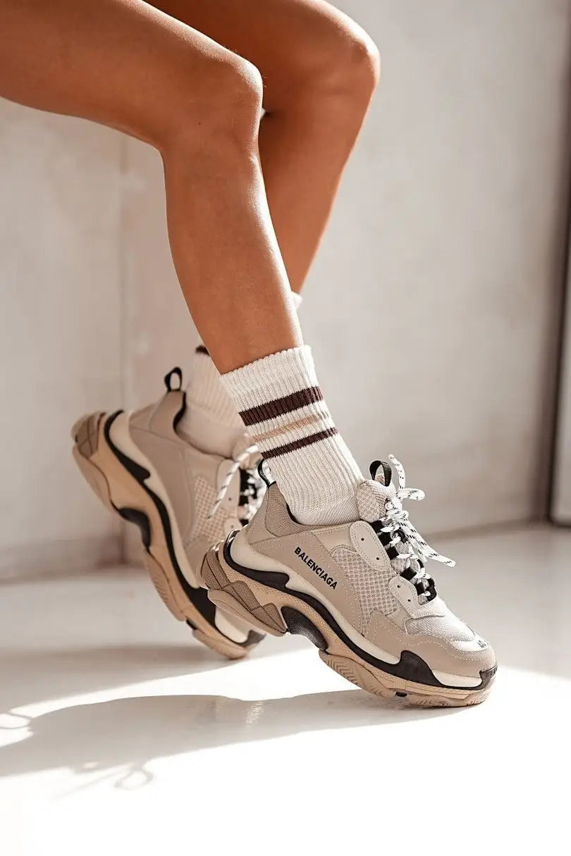 Calzini da donna a coste in cotone - 1436.001