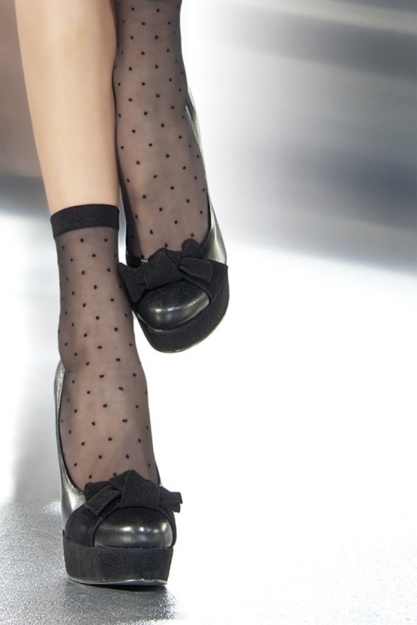 Calzini eleganti da donna in cotone a fantasia - 20 den