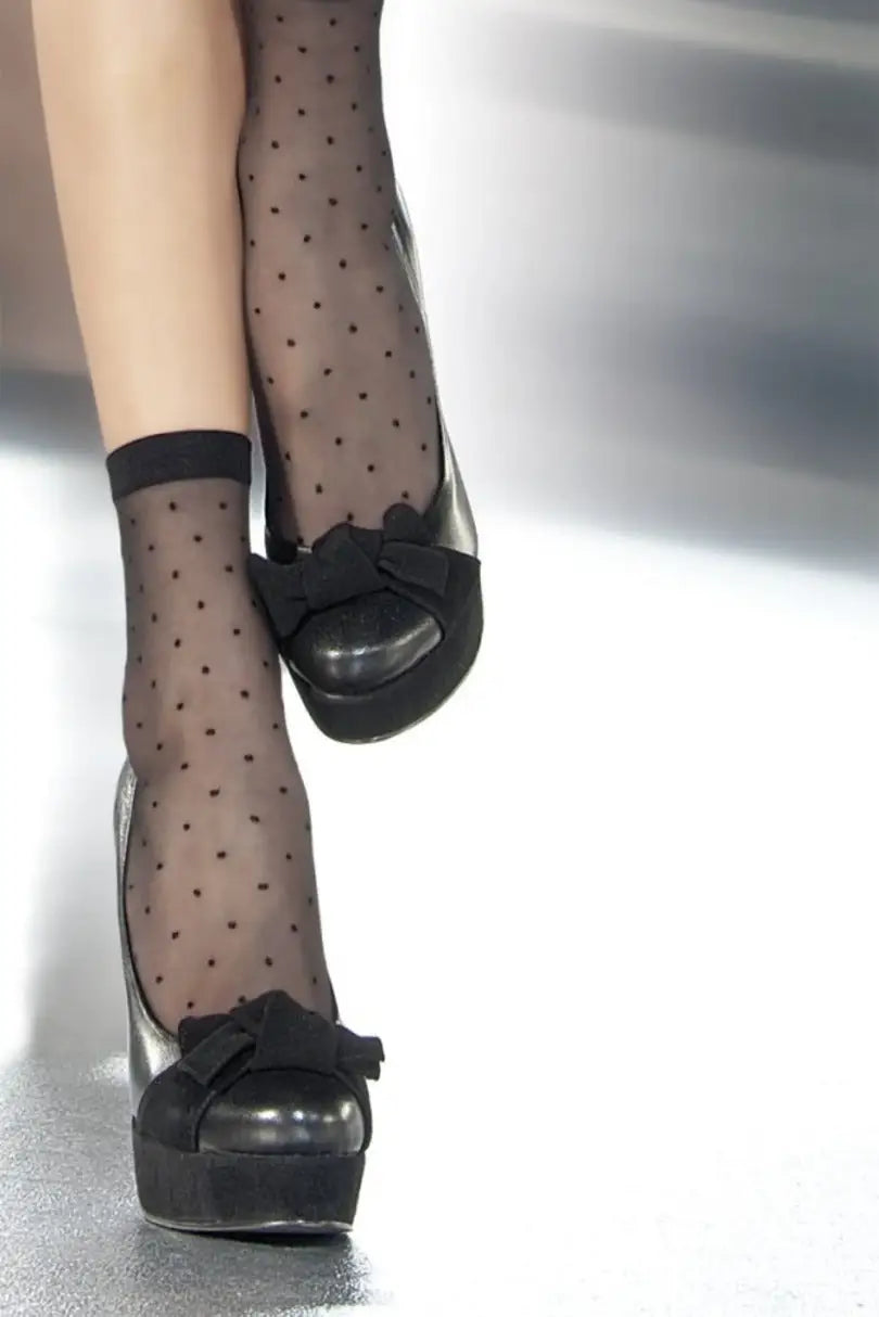 Calzini eleganti da donna in cotone a fantasia - 20 den