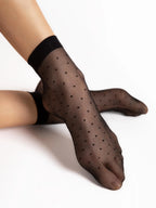 Calzini eleganti da donna in cotone a fantasia - 20 den
