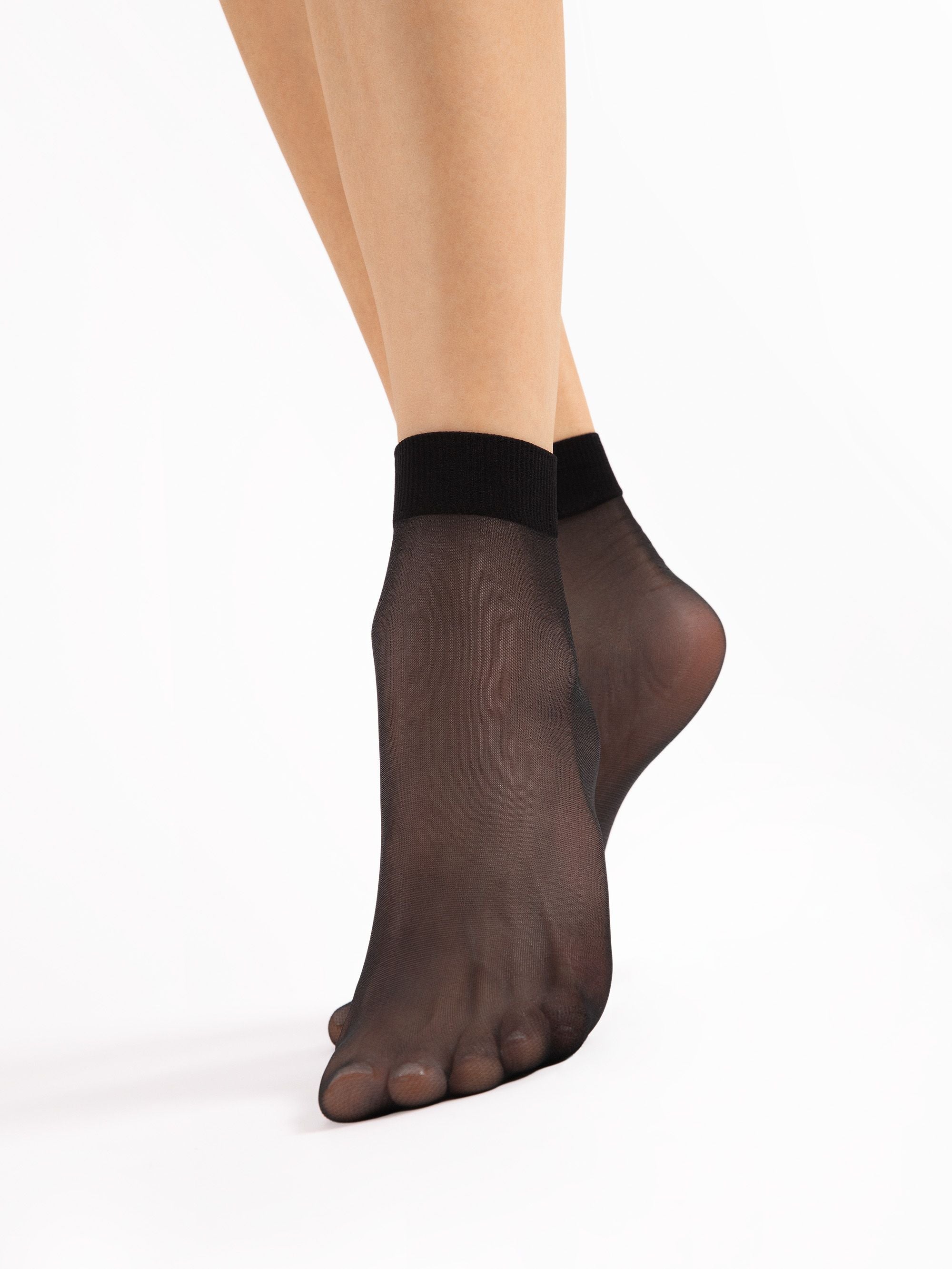 Calzini velati lisci (confezione da 2 paia) - 15 den | maja