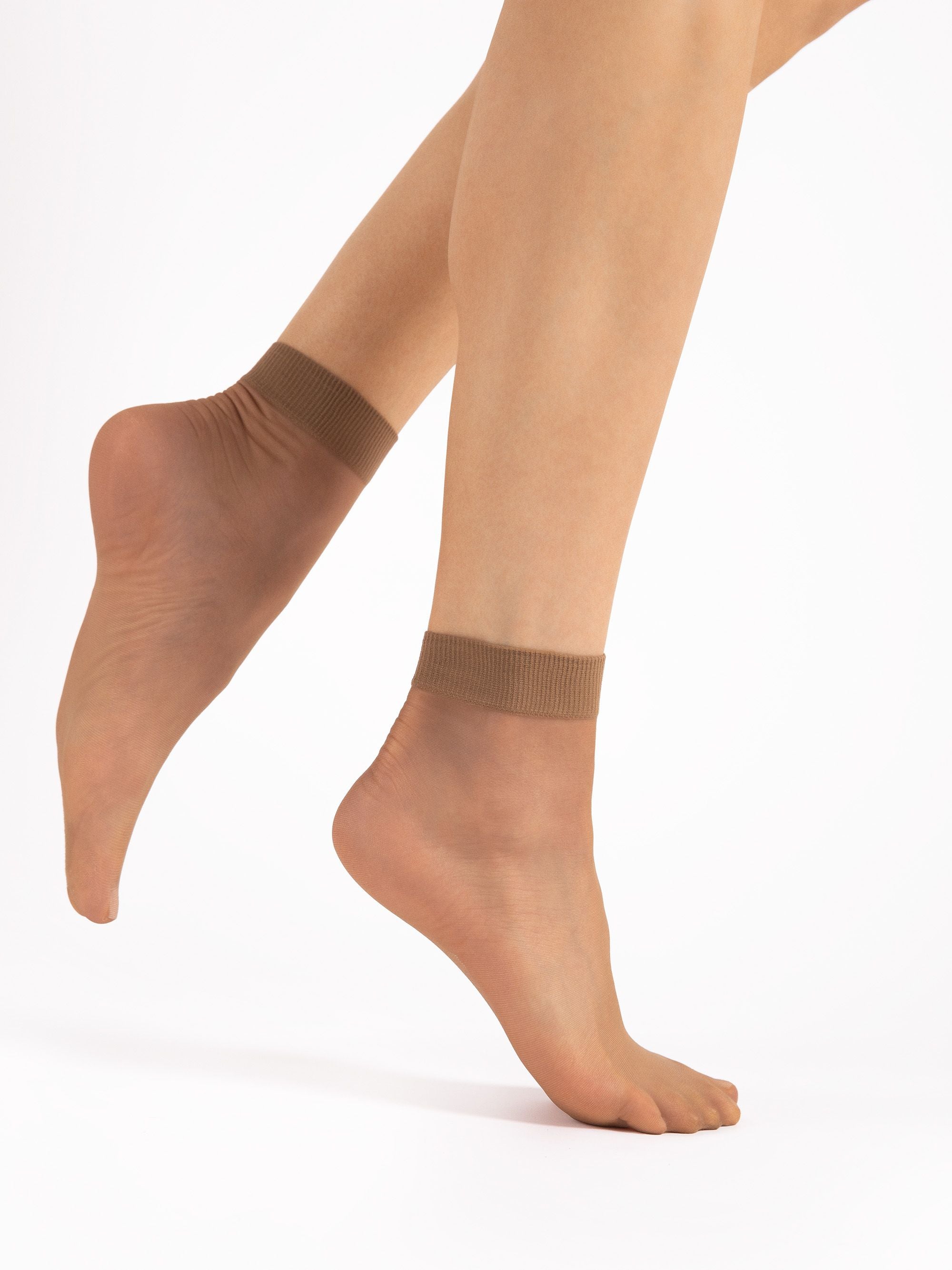 Calzini velati lisci (confezione da 2 paia) - 15 den | maja