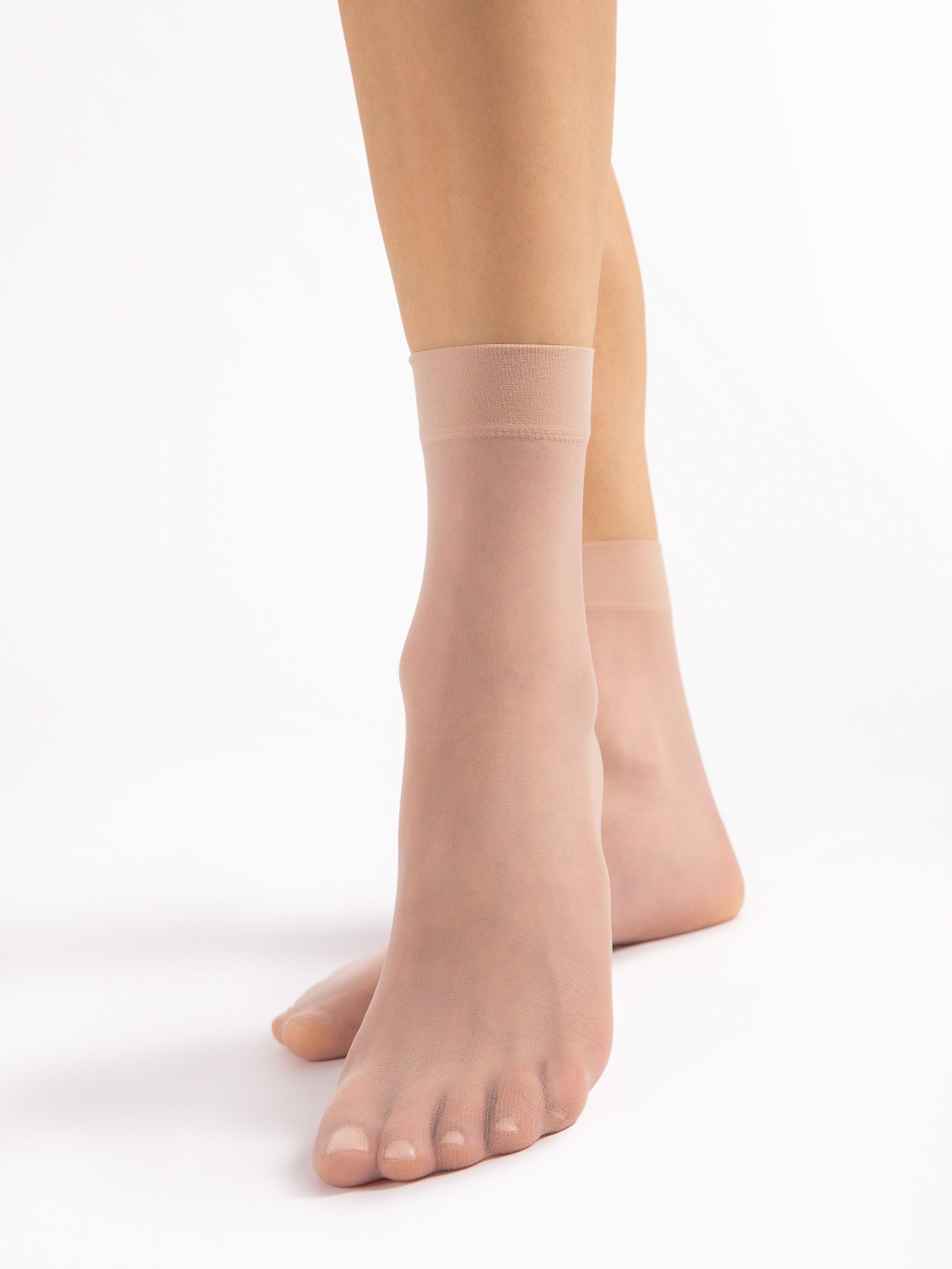 Calzini velati lisci (confezione da 2 paia) - 15 den | maja