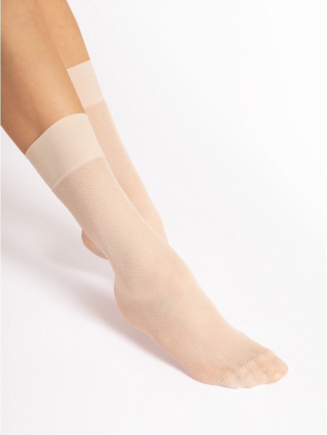 Calzino donna foxtrot 20 den ecru