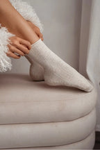 Calzino da donna con pianta confort in spugna frotte