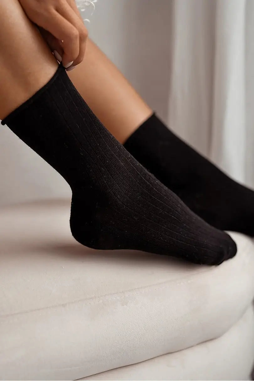 Calzino da donna con pianta confort in spugna frotte