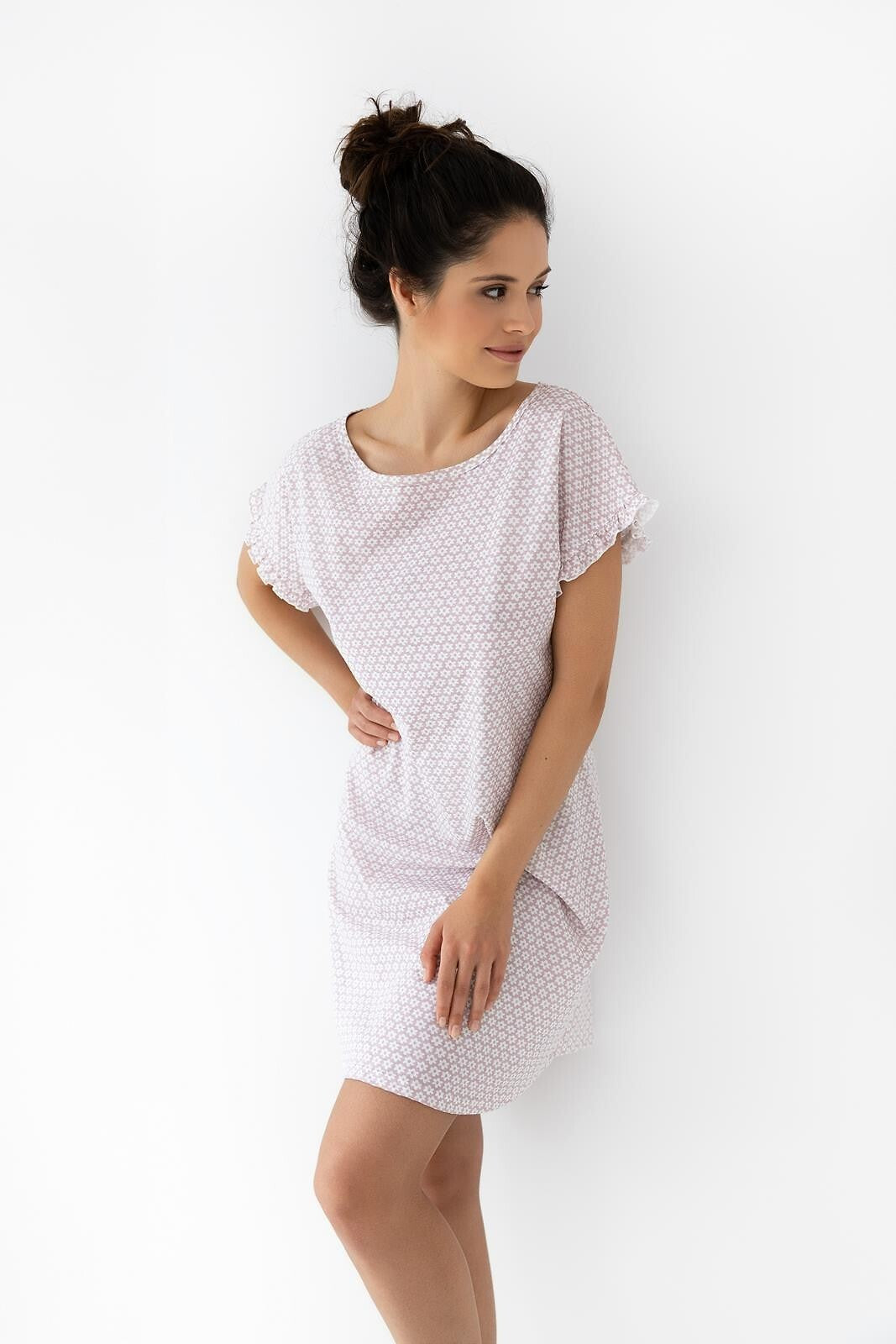 Camcia da notte da donna in 100% cotone marcja