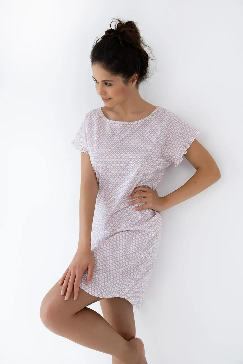 Camcia da notte donna in 100% cotone - marcja