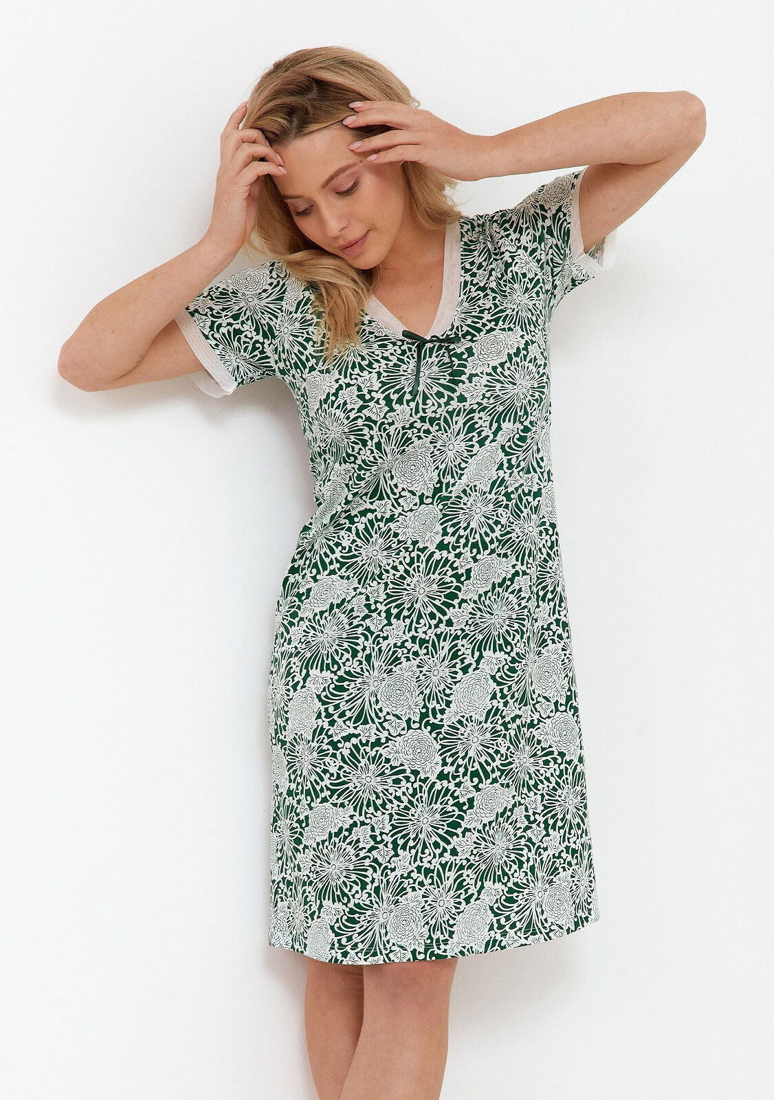 Camicia da notte da donna in 100% cotone elissa 237