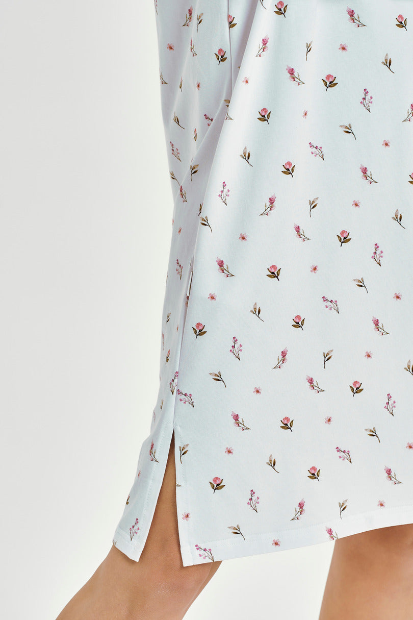 Camicia da notte da donna in 100% cotone | elodie - 3433