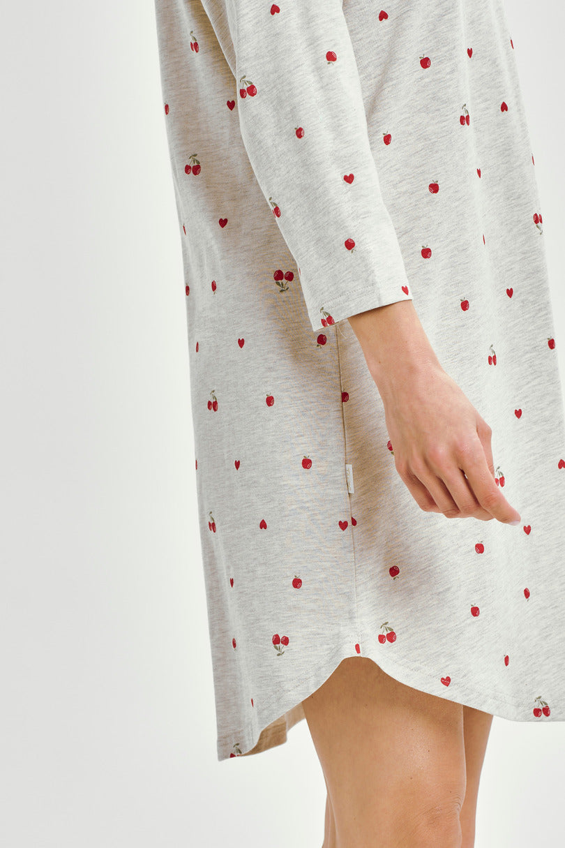Camicia da notte da donna in cotone | adele