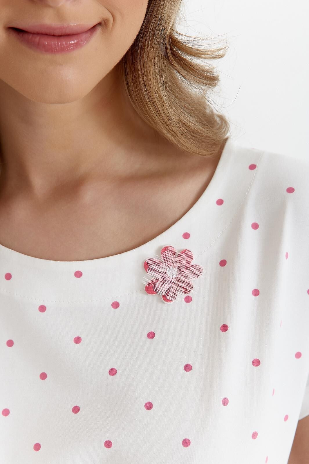 Camicia da notte da donna in cotone elasticizzato 447