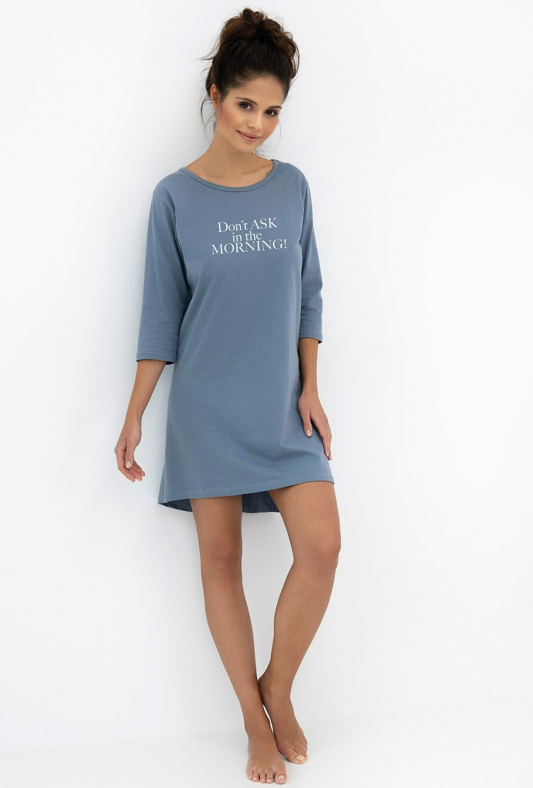Camicia da notte donna in cotone morning