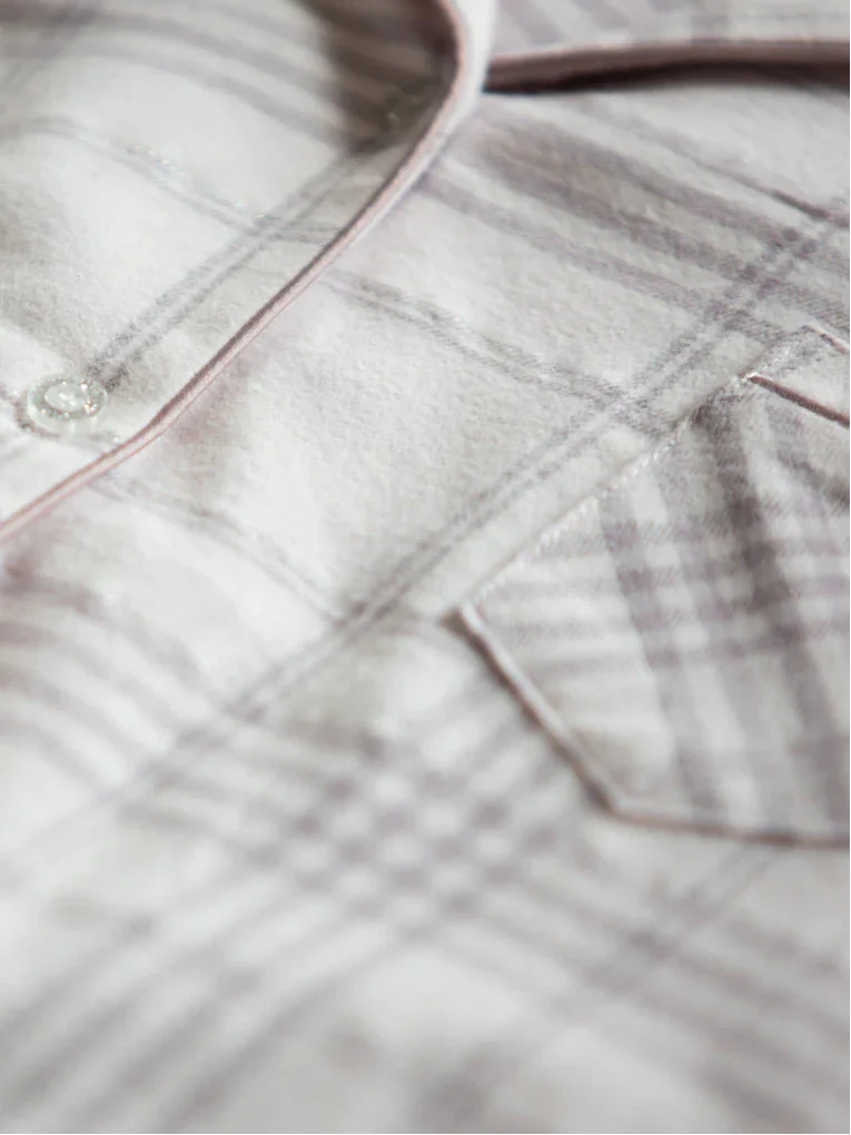 Camicia da notte da donna in flanella di alta qualità | lnd