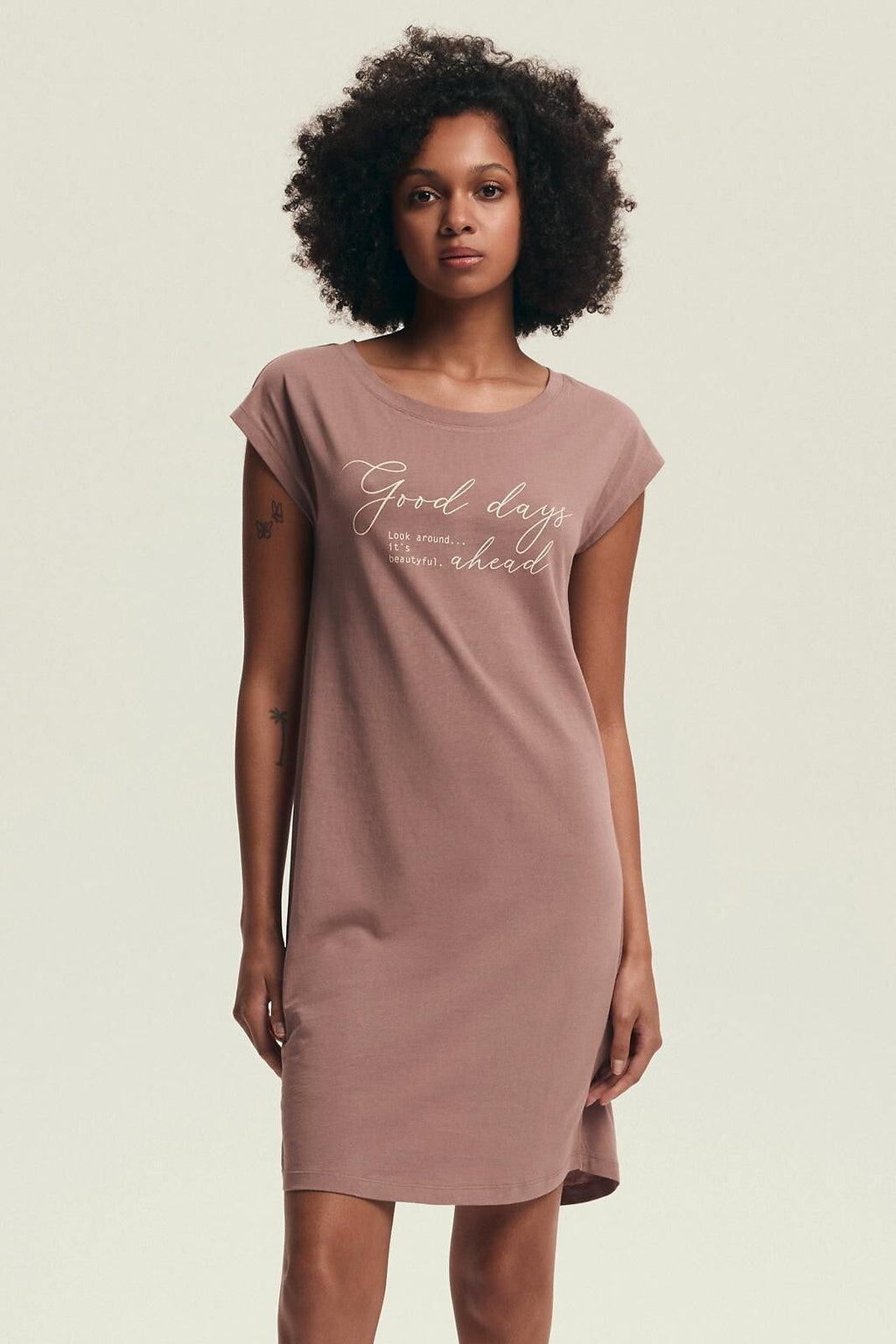 Camicia da notte donna in puro cotone - delanie