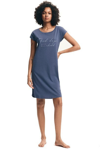 Camicia da notte donna in puro cotone delanie
