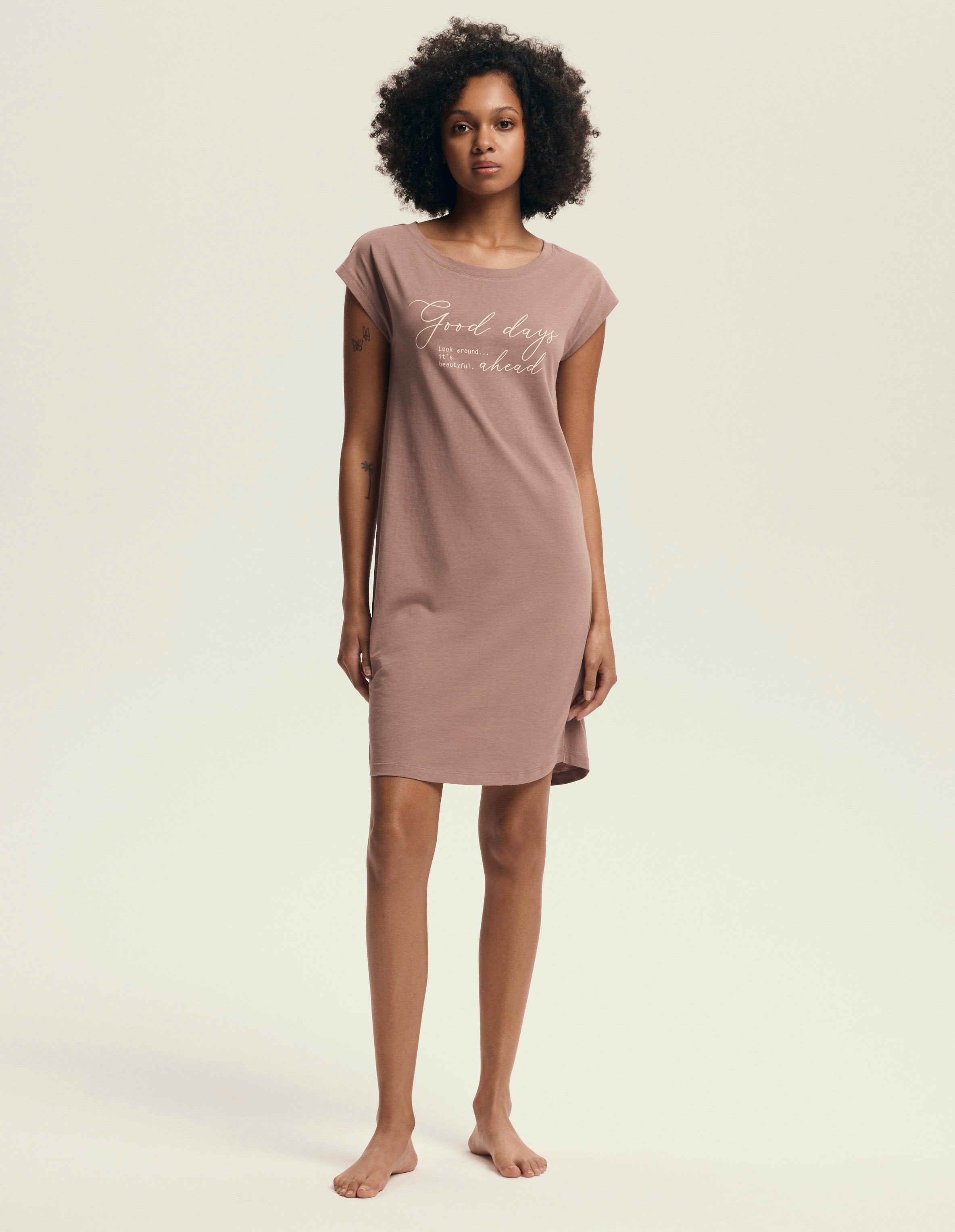 Camicia da notte donna in puro cotone | delanie