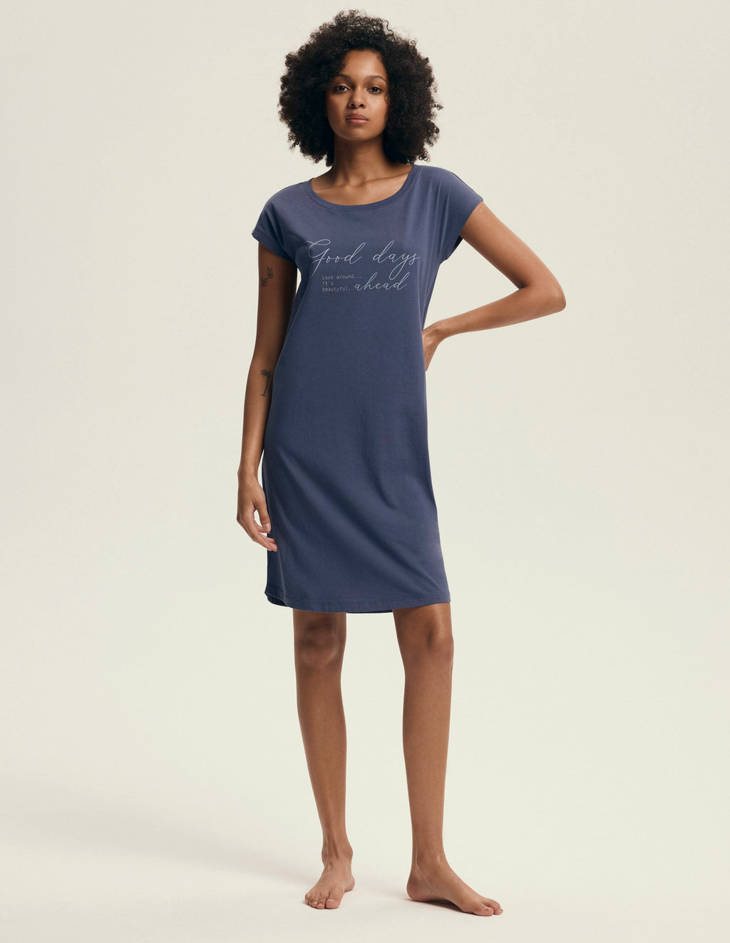 Camicia da notte donna in puro cotone | delanie