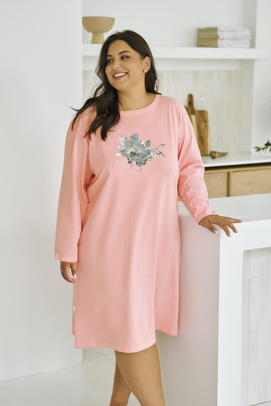 Camicia da notte in 100% cotone patricia
