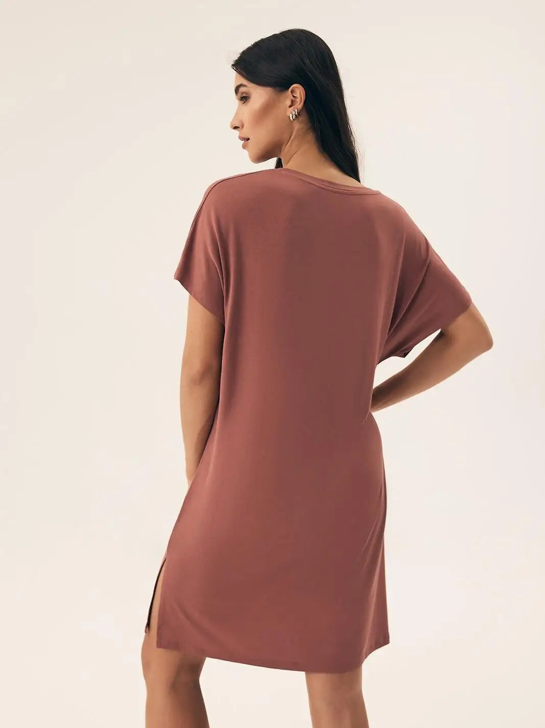 Camicia da donna dal taglio oversize in viscosa - noves