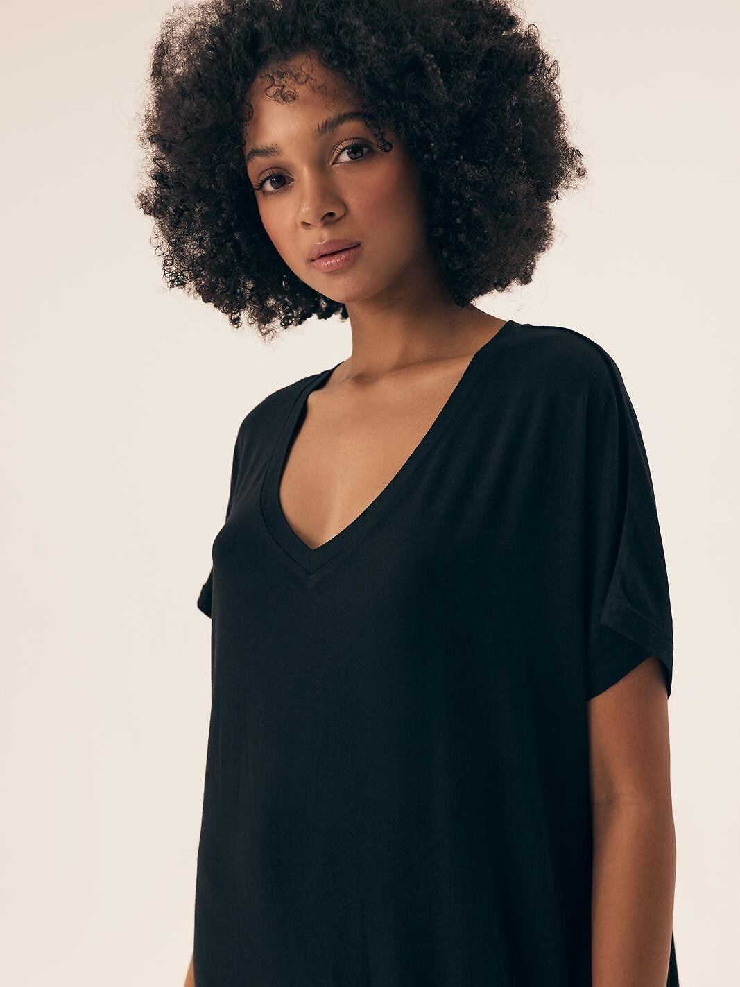 Camicia da donna dal taglio oversize in viscosa - noves