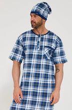 Camicia da notte classica heritage – 100% cotone a quadri