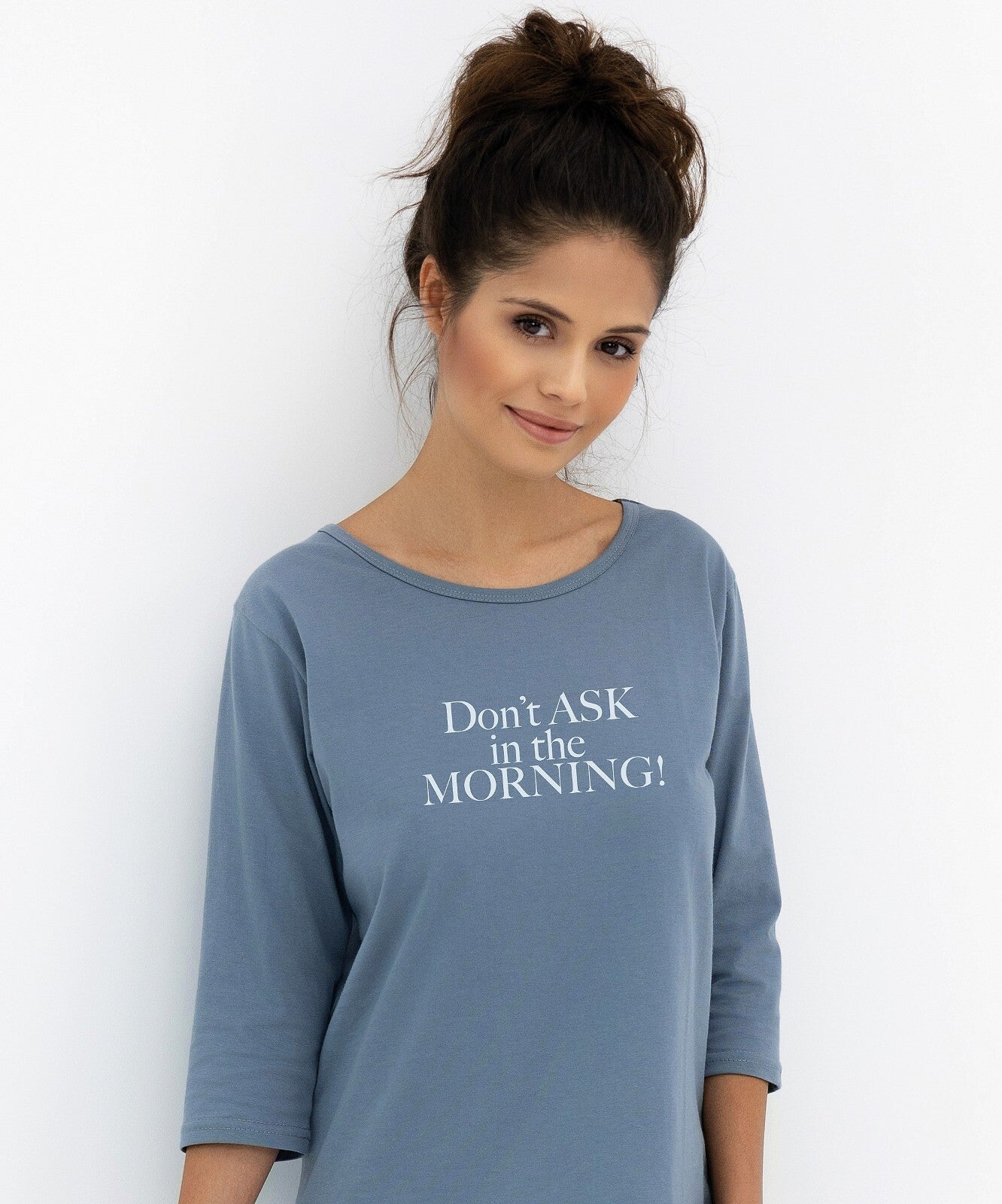 Camicia da notte donna in cotone - morning