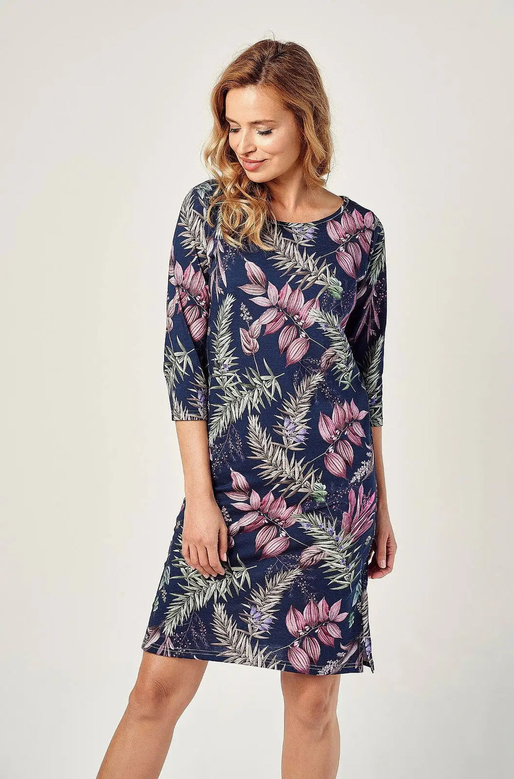 Camicia da notte donna estiva floreale - vivian