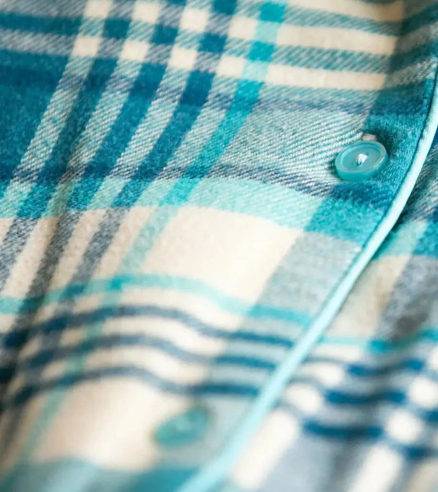 Camicia da notte donna in flanella di cotone - doroty