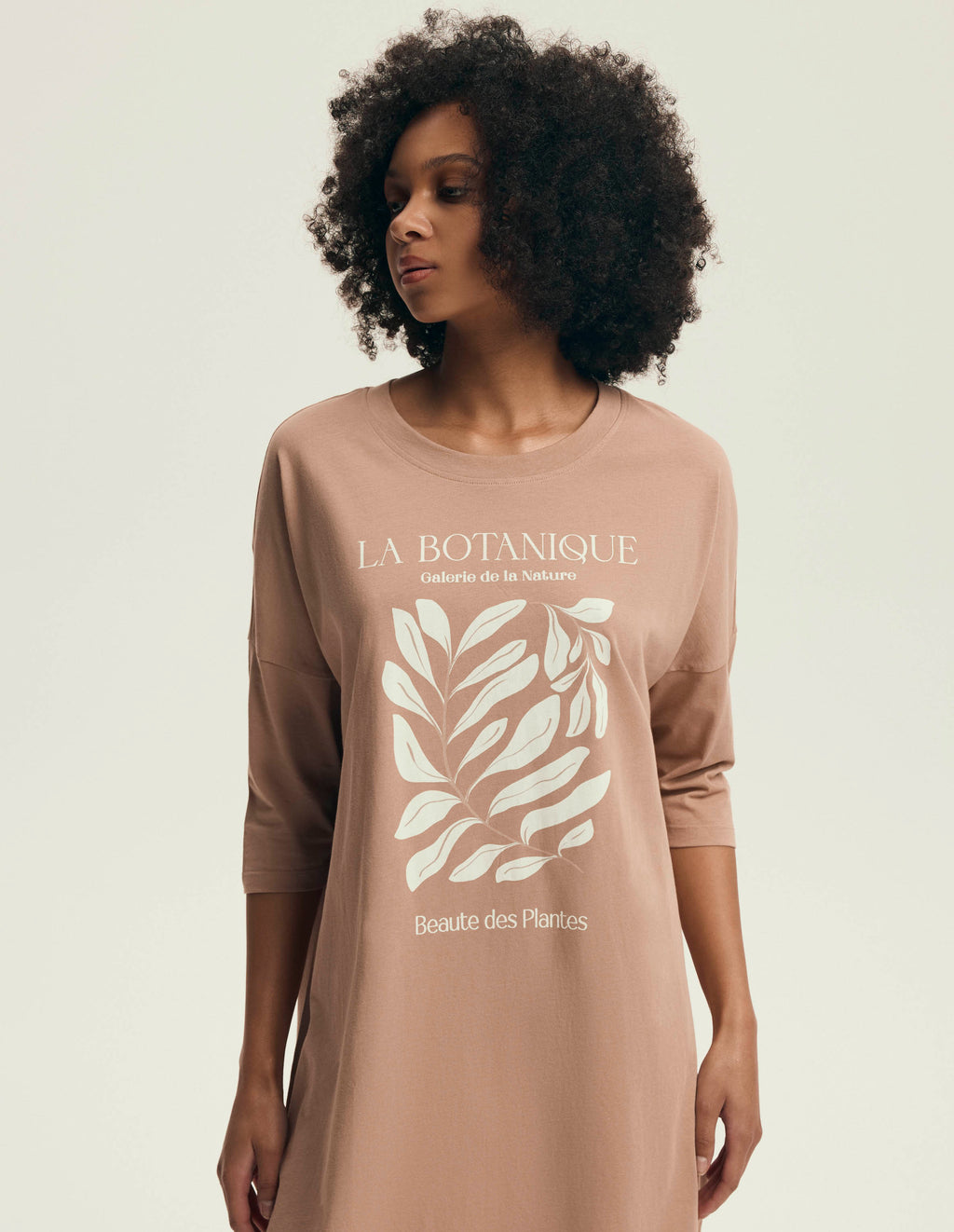 Camicia da notte donna in morbido cotone naturale | dextra