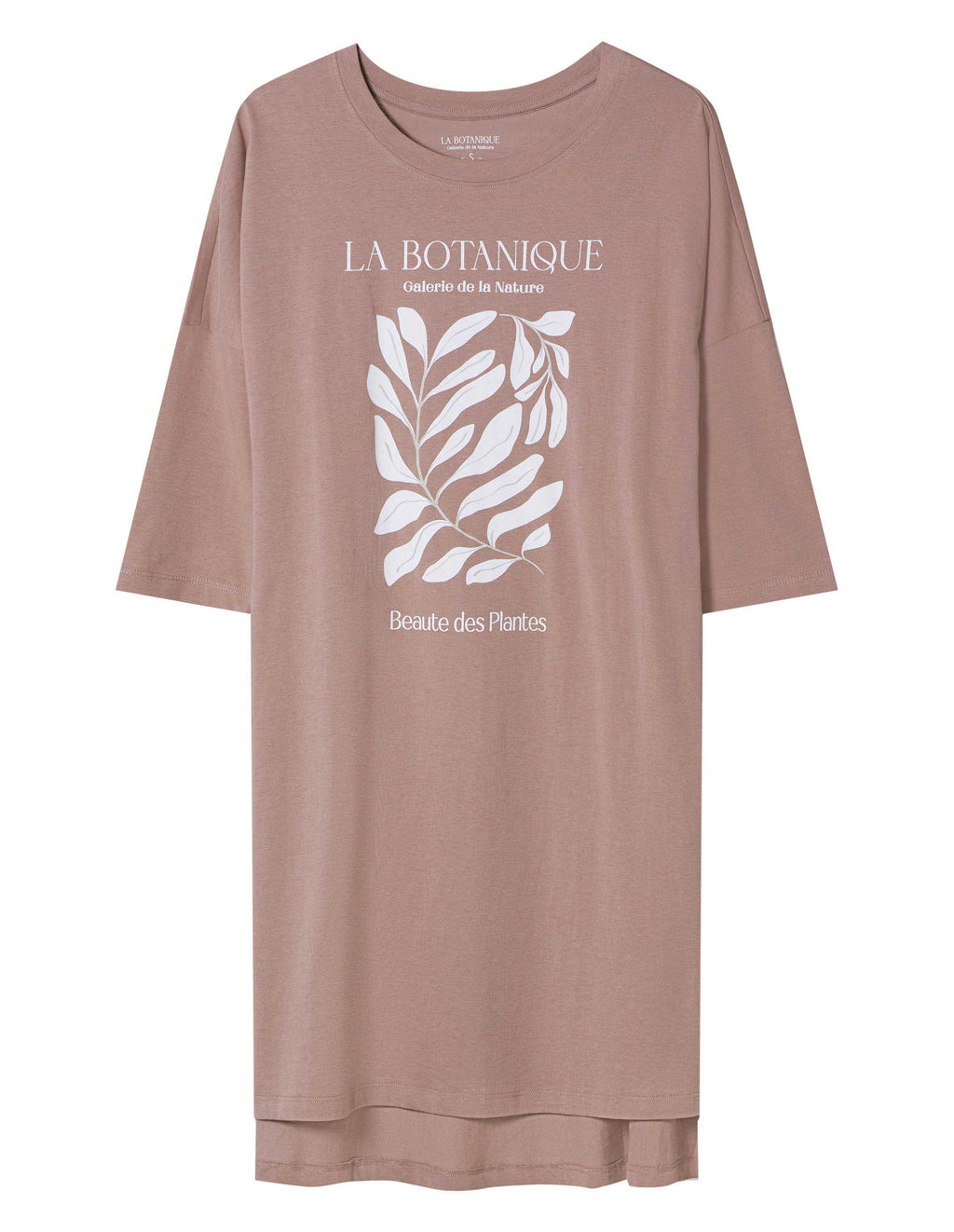 Camicia da notte donna in morbido cotone naturale | dextra